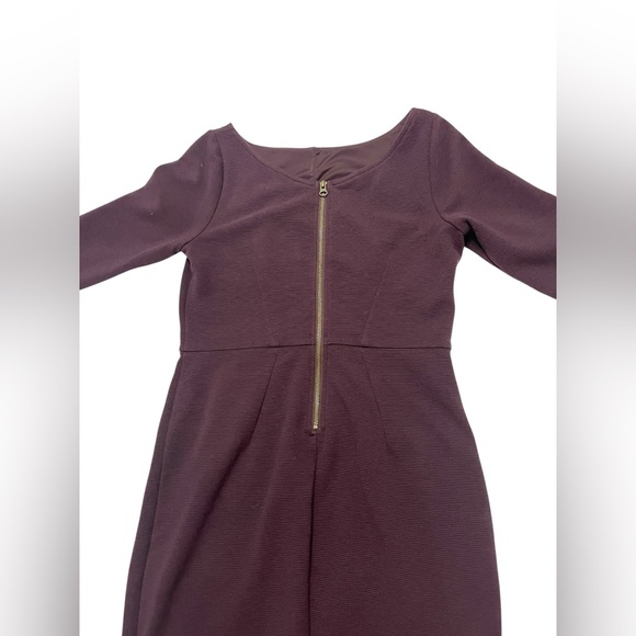 Boden Aurelia Ottoman Elegant Plum Women's Dress Sz US 8P - Picture 5 of 9